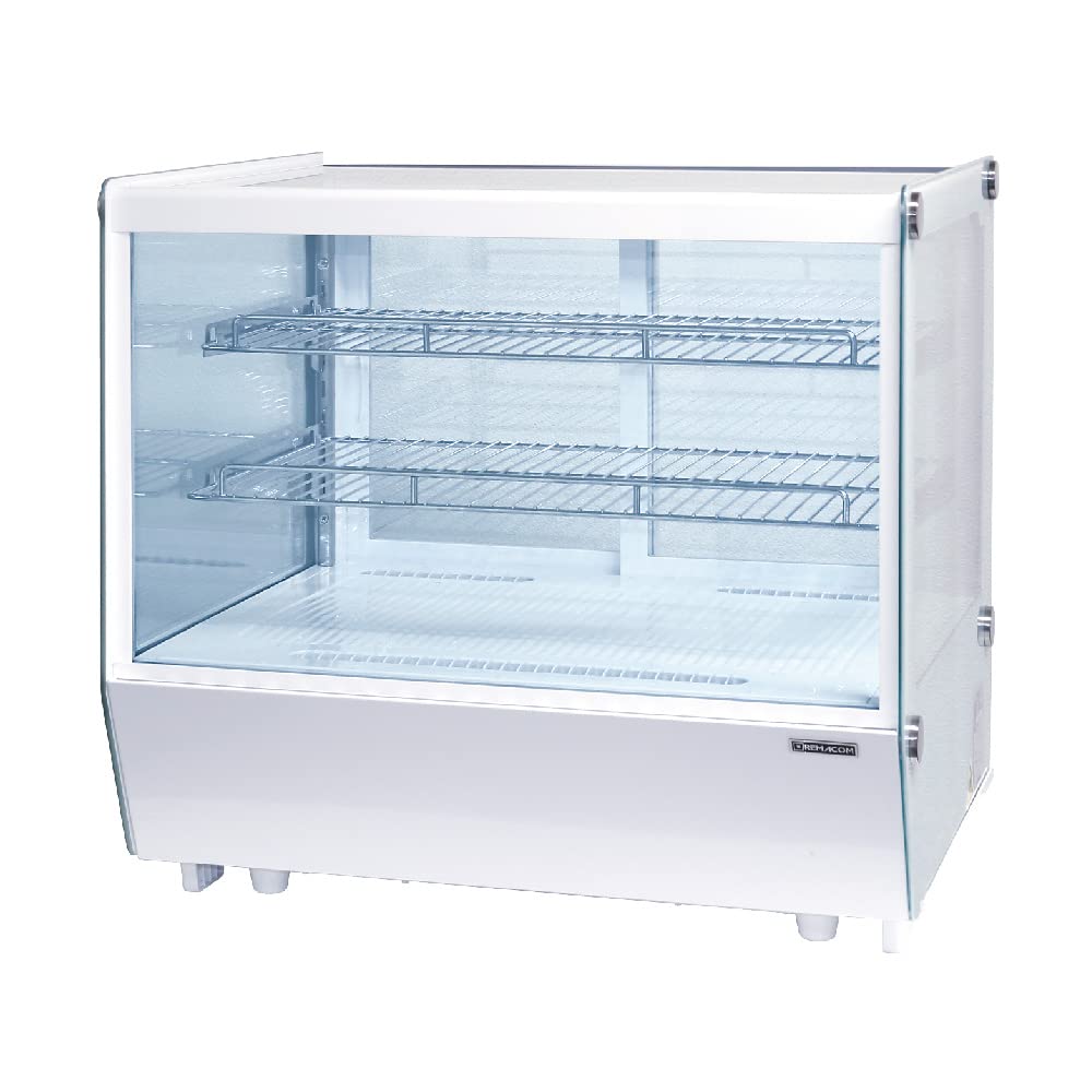 レマコム 4面ガラス冷蔵ショーケース (98L) RCS-4G98 レマコム REMACOM 4面ガラス 冷蔵ショーケース LEDタイプ4G98SL