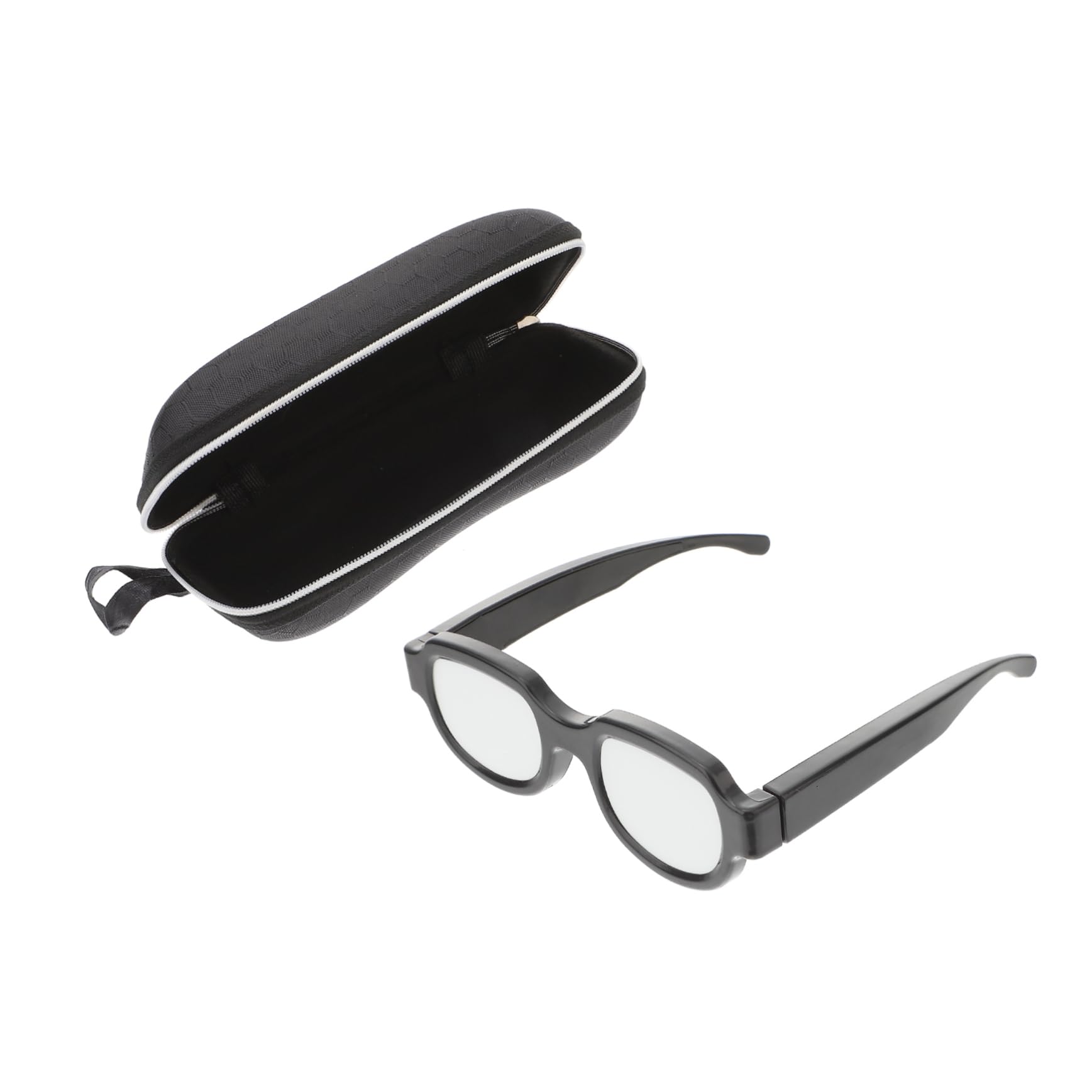 Gafas LED Luminosas de Plástico Negro para Fiesta, USB