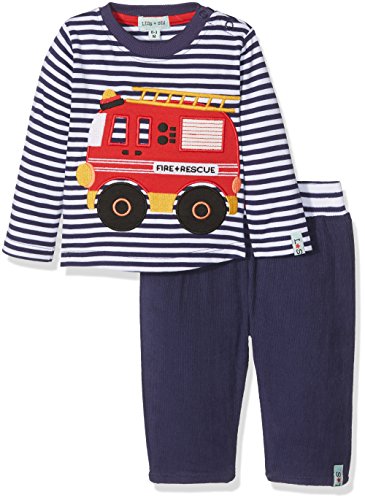 Lilly and Sid Fire Engine Applique/Cord Trouser