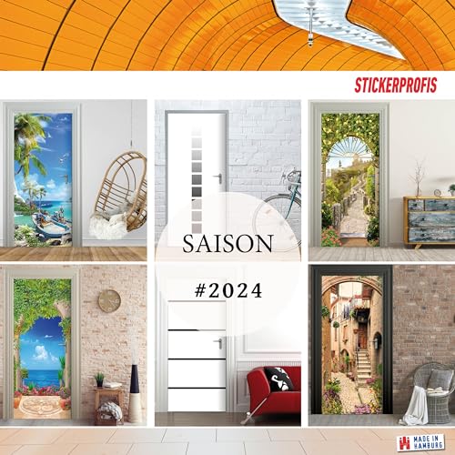 Stickerprofis Türtapete selbstklebend TürPoster - SYLTER DÜNE - 3D Türaufkleber Türfolie