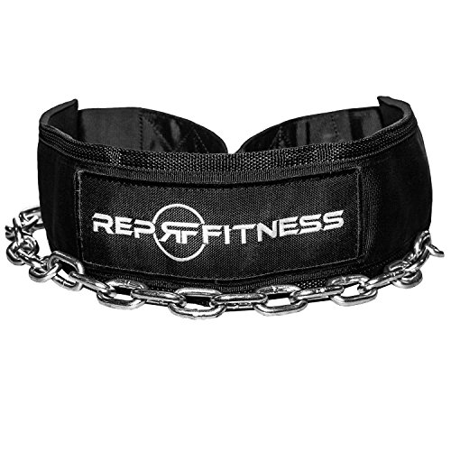 REP Fitness Dip Belt with Chain – Weighted Pull Ups, Dips, and Squats