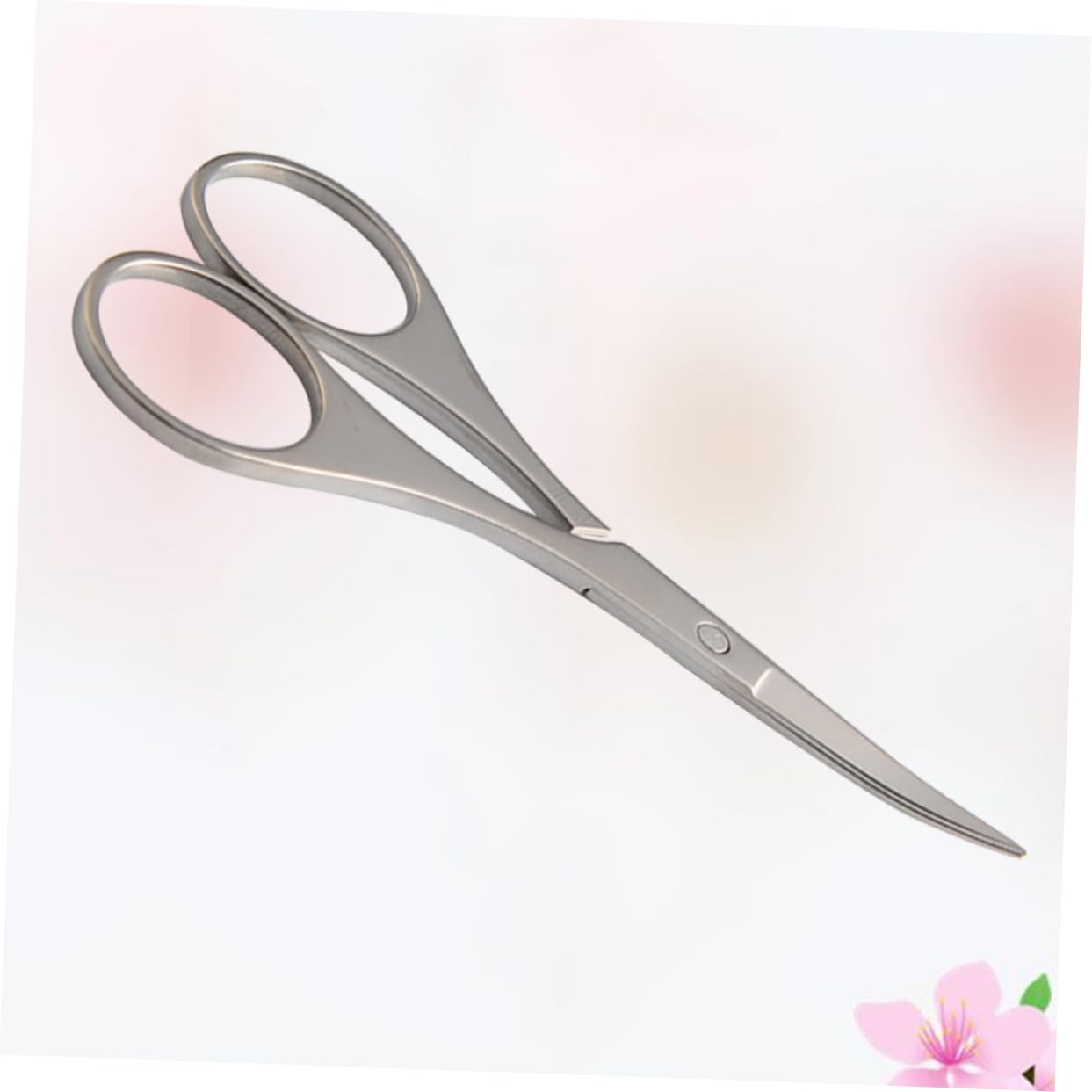 Mikinona Ciseaux pour Sourcils et Poils de Nez Vibrisses Inox Sécurité Coupe Précise Arrondi Pratique