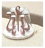 Cup Mug Glass Drying Rack,Home Cup Holder Stand freestanding Desktop & Kitchen Countertop,Cup...