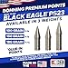 Bohning Match Grade Glue-in Points for Black Eagle® PS23, 100 Grain, 12pk