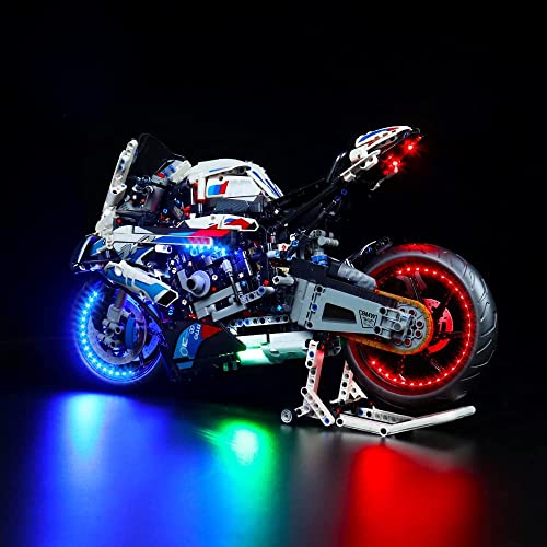 LED Beleuchtungsset für BMW 1000 rr 42130, DIY Beleuchtungsset Kompatibel Mit Lego Technik 42130 1000 rr (Nicht… – Bild 7
