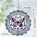 Wind Spinners Outdoor Butterfly Decorations - Birthday Gifts for Women Mom Grandma, Butterflies Hanging Wind Spinner 12 inch 3D Wind Sculptures for Garden Decor for Outside, Patio, Yard, Outdoor