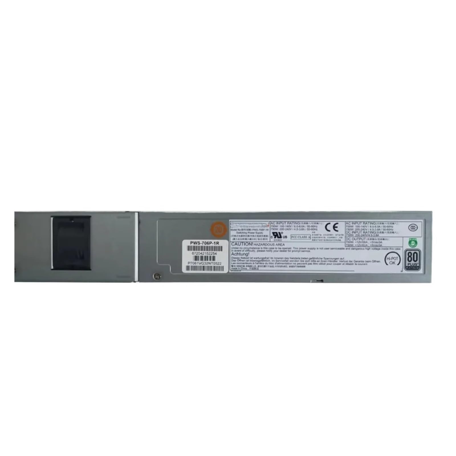 TPKMVGAP PWS-706P-1R 750W Server power supply