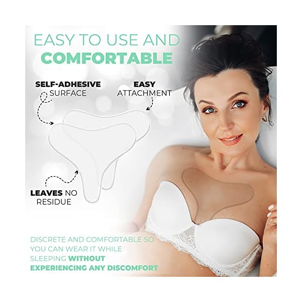 Anti-Wrinkle-Chest-Pads-Set-Of-2-Decollete-Silicone-Chest-Wrinkle-Pads-Reusable-Anti-Age-Premium-treatment-Chest-Wrinkle-Patches-Self-Adhesive-Pads-For-Collagen-And-Skin-Tone-Repair Chest Wrinkle Pads Set Of 2 Decollete Silicone Anti Wrinkle Chest Pads Reusable Anti Age Premium treatment Chest Wrinkle Patches Self Adhesive Pads For Collagen And Skin Tone Repair