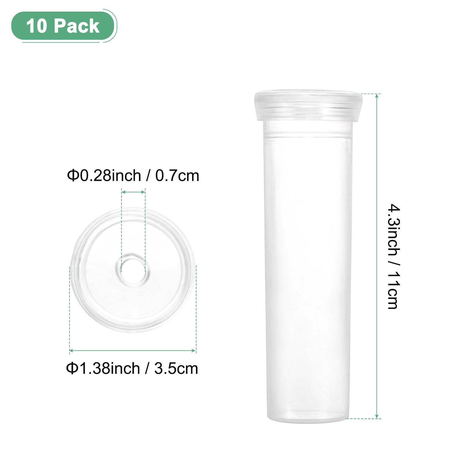M METERXITY 10-Pack Floral Water Tubes - Image 3