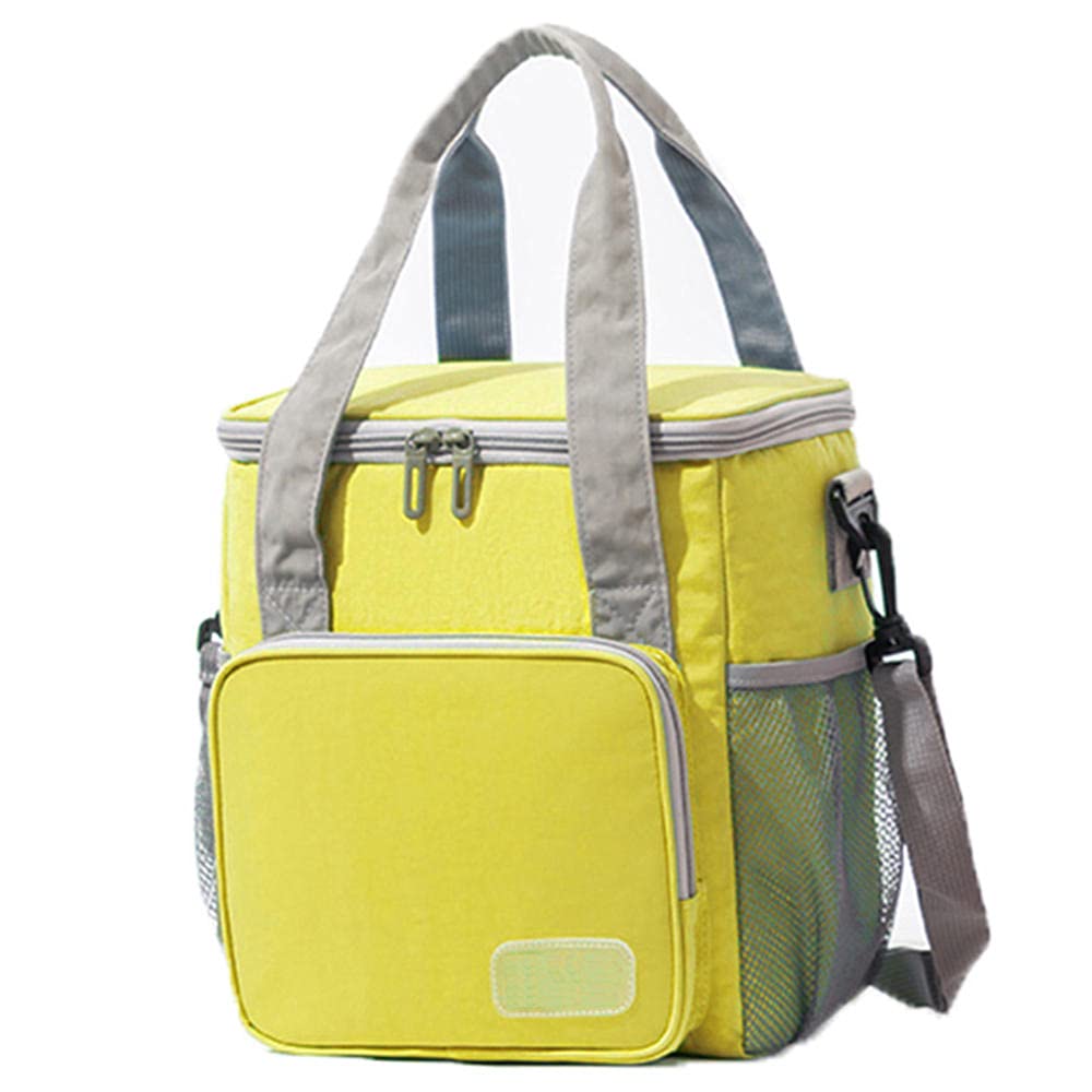 Sac Isotherme, Sac Thermique Lunch Bag pour Apportez Repas Fruits, Sac à Déjeuner avec Doublure en Isolant Thermique, Idéal pour Plage, Pique-Nique, Barbecue, Bébé, Bureau
