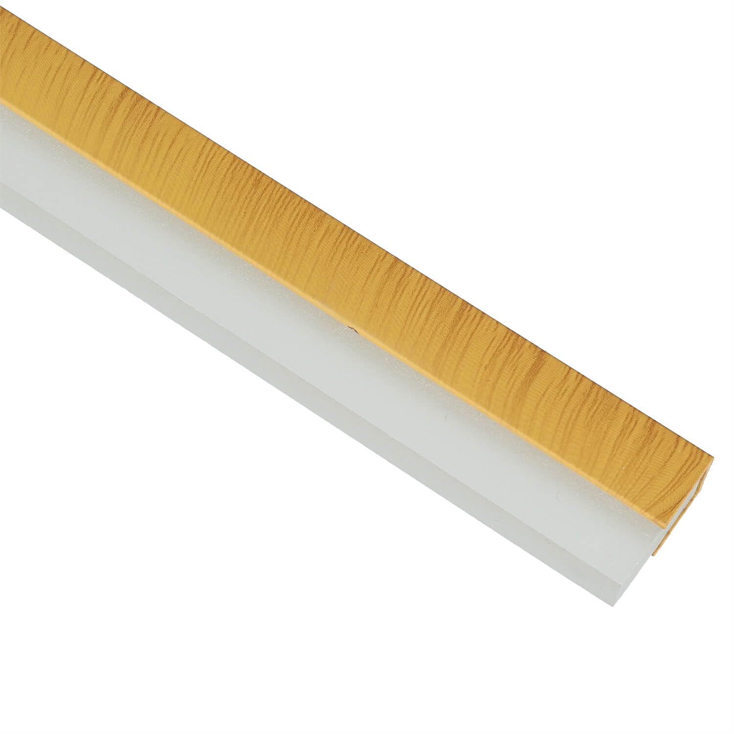 Applique LED da bagno IP44 L: 50 cm bianco neutro 4000 K 820 lm acciaio inox in look legno luce a specchio applique da bagno