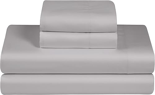 Feather & Stitch - Juego de sábanas de percal de 300 hilos con bolsillos profundos disponible en Yaxa Costa Rica