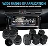 winterrock 10PCS Car AC Service Valve Cap Kit, ABS Plastic Auto Air Conditioning Service AC System Charging Port Covers, 0.51" Low Pressure Cap 0.63" High Pressure Cap, Universal for Most Cars (Black) #3