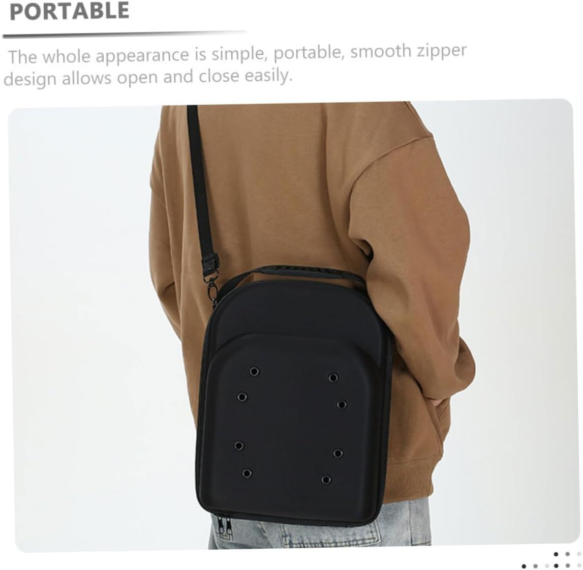 LIFKOME 2Pcs Hard Travel Cap Storage Organizer Durable Baseball Hat Carrier Case with Air for Breathability Portable and Protective Design for Safe Travel of Baseball Caps