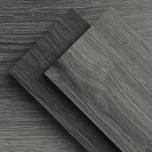 ATOPOSE Self Adhesive Vinyl Floor Planks - Two-Tone Slate Grey Wood Effect 36pcs-6×36 5.02 m of coverage Waterproof & Easy DIY Installation for Home Decoration Bedroom Living Room Kitchen