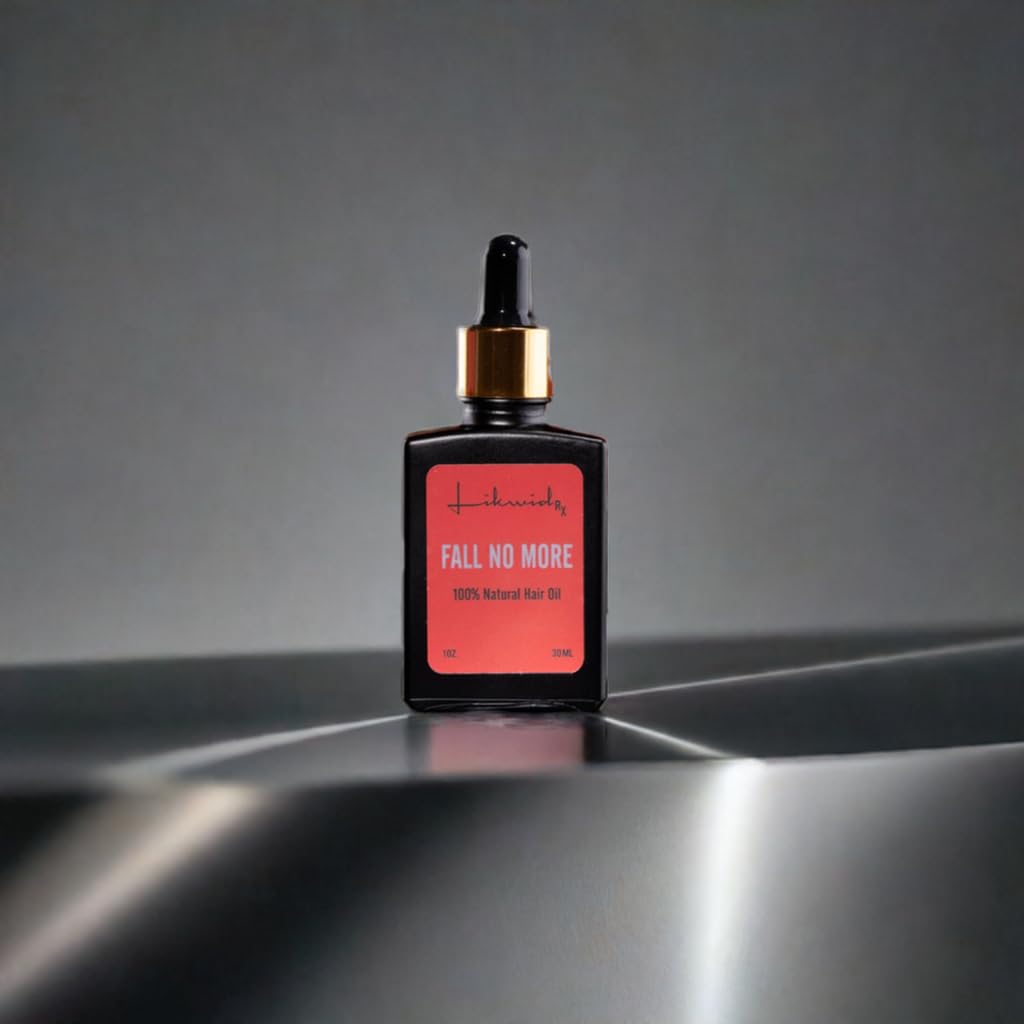 Fall No More Natural Hair Oil, Cold Pressed Black Seed, Sesame, Almond and Castor Oils- Black Seed Oil-