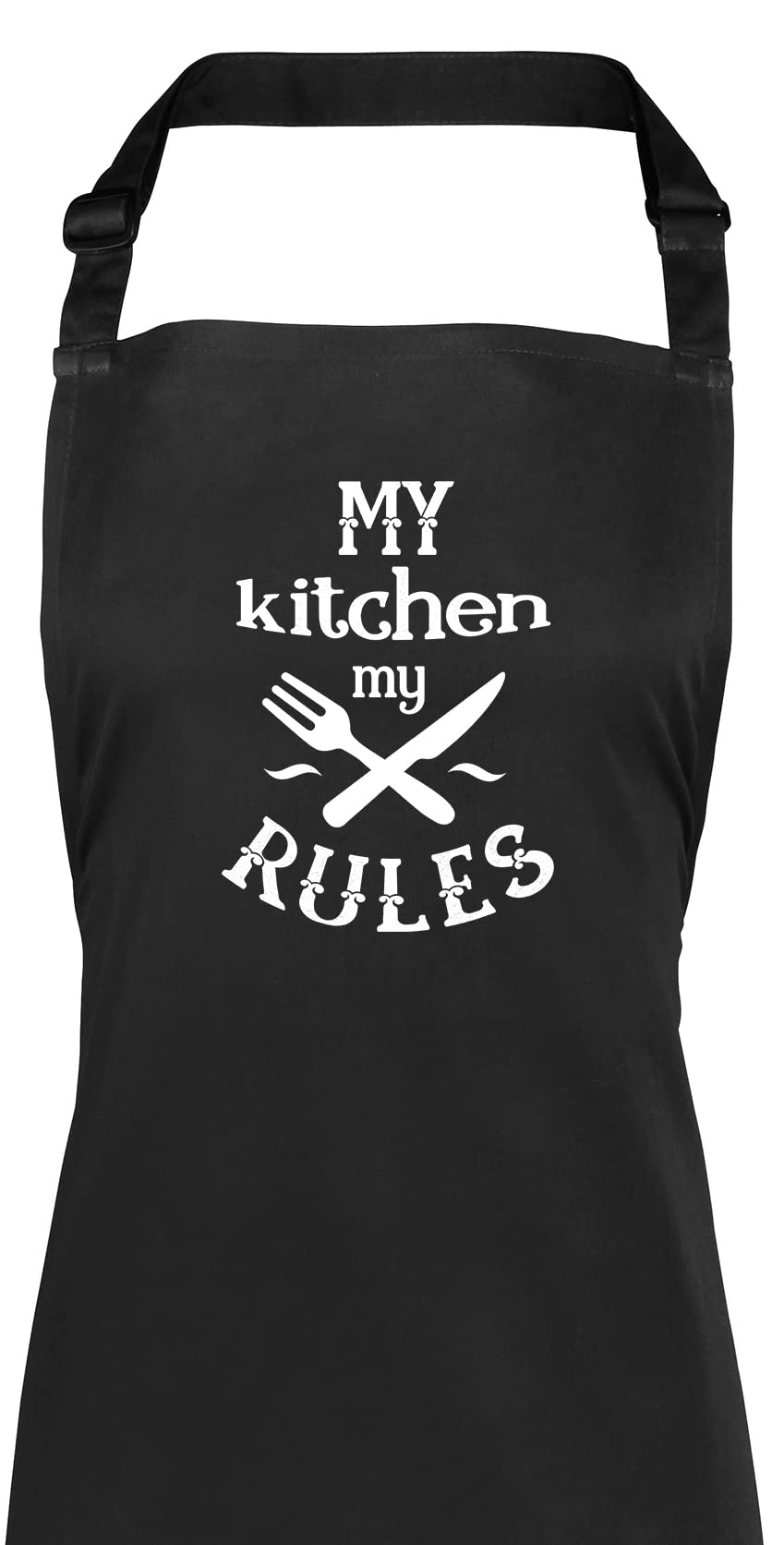 Shopagift My Kitchen My Rules Apron - Black
