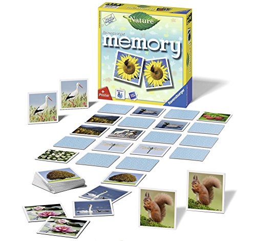 Ravensburger 26633 - Nature Memory, der Spieleklassiker für alle Natur-Fans, Merkspiel für 2-8 Spieler ab 4 Jahren – Bild 3