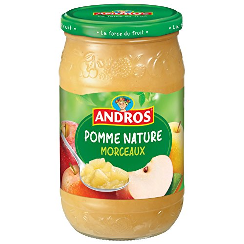 Piezas Puré De Manzana Andros 740 G