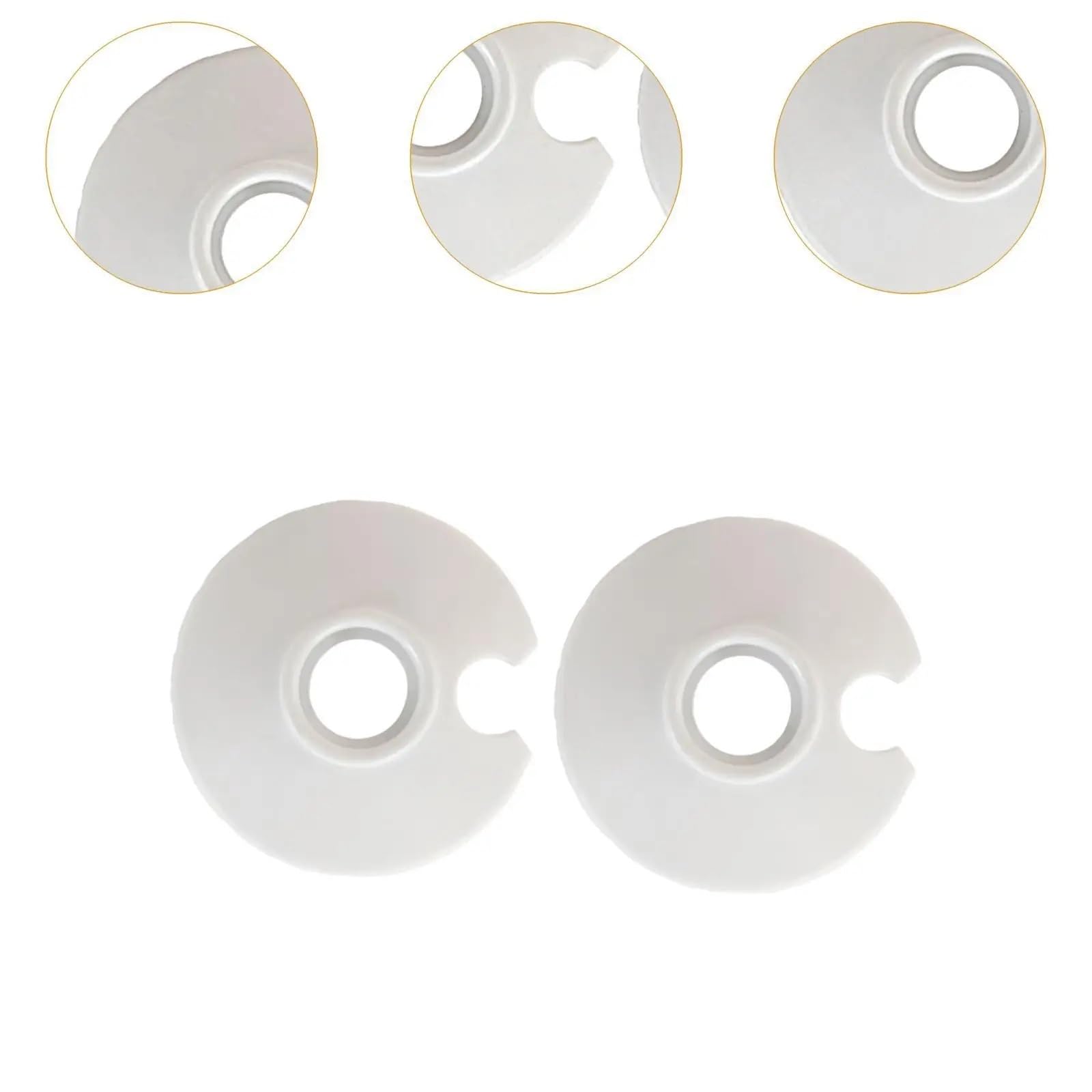 Lot de 6 paniers de bâtons de randonnée, protections de pointe de rechange pour bâtons de marche, paniers de boue et de neige en ABS