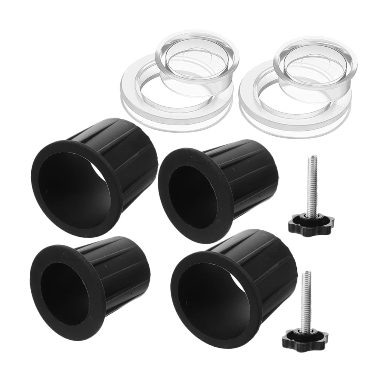 SUPVOX 5 Set di Tappi di Fissaggio per Base Ombrellone Supporto per Ombrellone con Coperture per Base Supporto per Ombrellone Foro per Ombrellone Base per Ombrellone da Esterno per