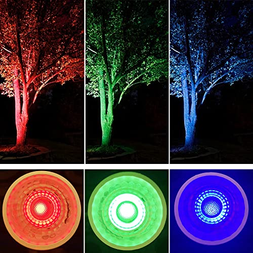 Tumupsm Rgb Mr16 Led Bulb, Red Green Blue Mr16 Bulb 12V 5W, Gu5.3 Pin Base Spotlight thumb #3