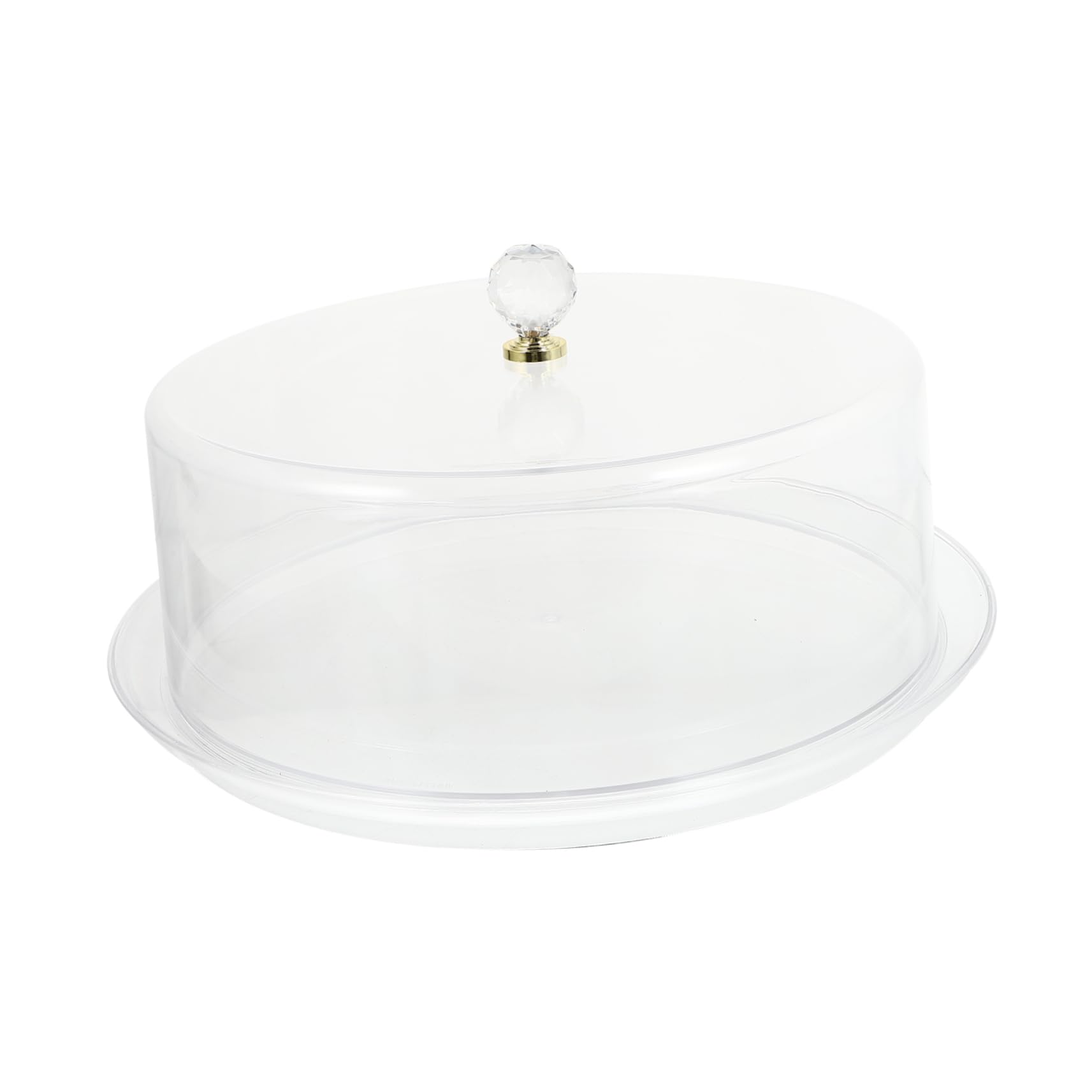 UPKOCH Cubierta De Acrílico para Alimentos Tapa Redonda para Pastel Tapa para Bandeja De Postres para Conservar Comida La Cocina Llevar Postres Eventos