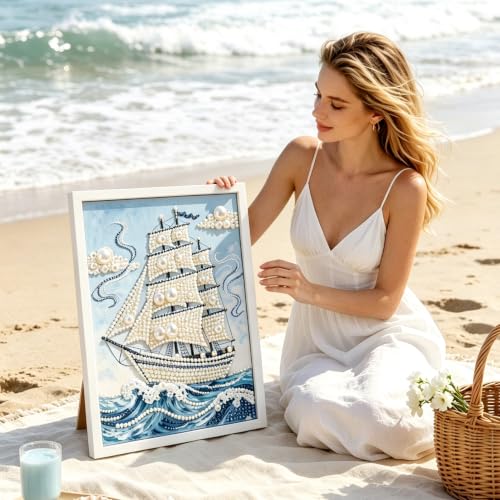 3D Pearl Diamond Art Kit - image 9