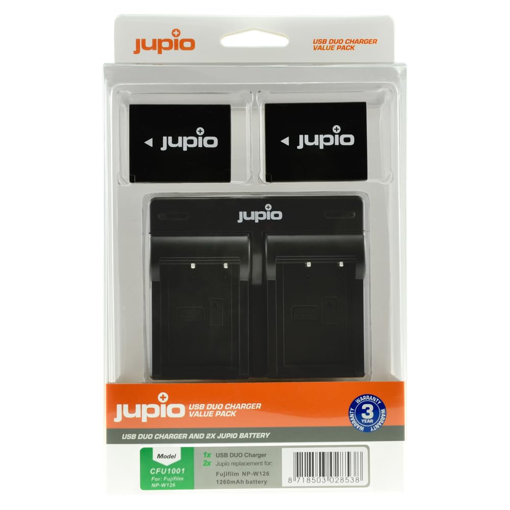 Kit 2 batterie NP-​W126S + caricabatterie