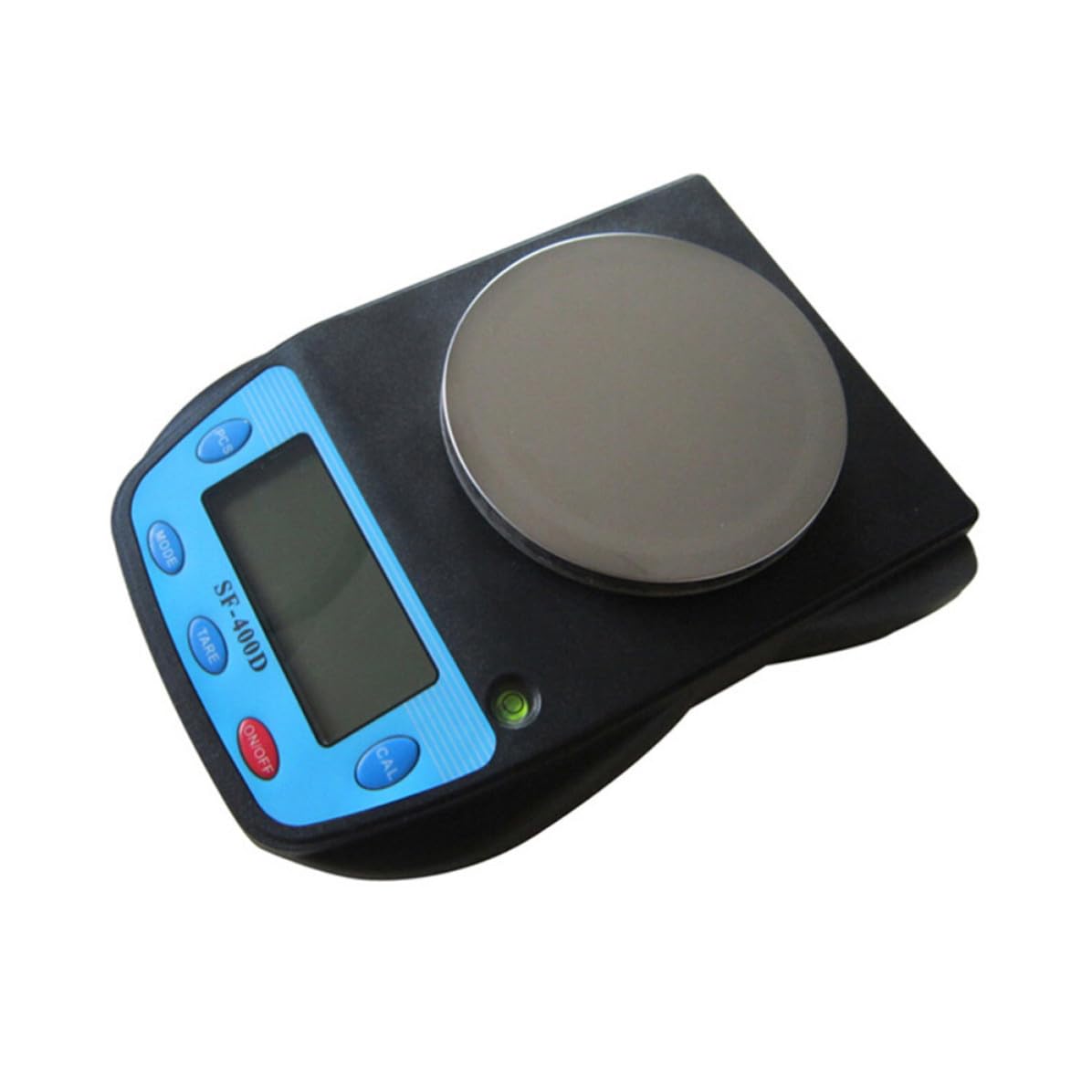 Bilancia Elettronica di Precisione da 500g Piattaforma Rimovibile e Funzione Conteggio Pezzi, Compatta e Portatile in Plastica Nera per Cucina