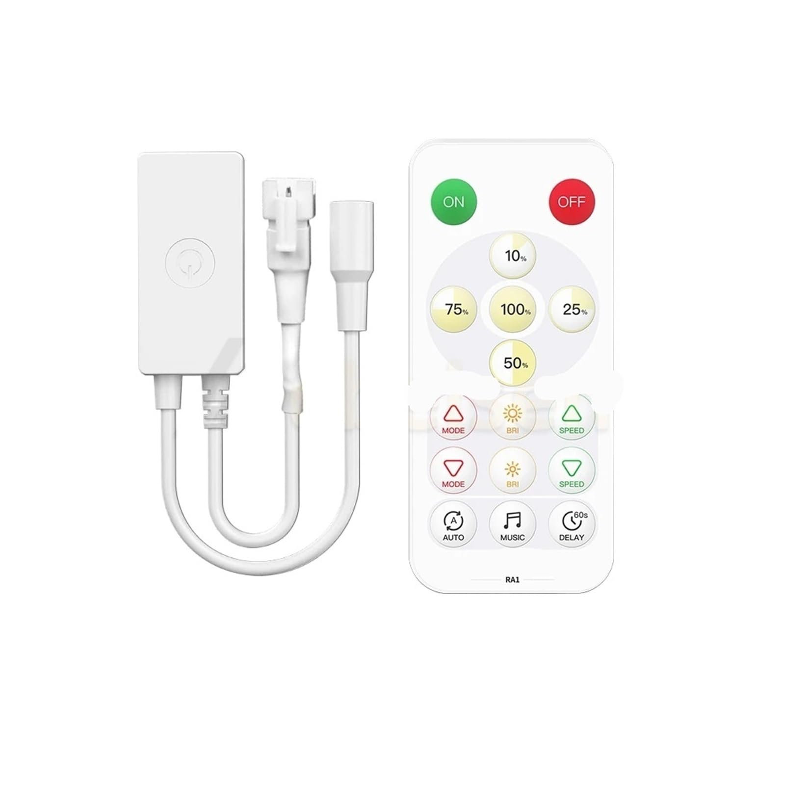 Contrôleur LED SPI SP64AE 5V-24V avec variateur musical et télécommande - 2