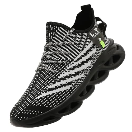 Men Winter Warm Sneakers Waterproof Non Slip Leisure Shoes for Indoor and Outdoor Sports Fitness Travel with Artificial Fluff Fleece Lining