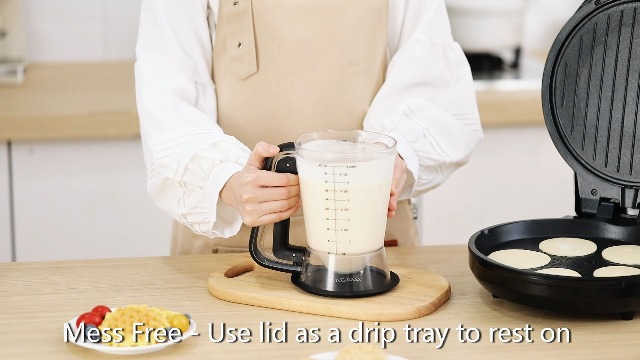 Amazon.com: GAGAQI Pancake Batter Dispenser 5 Cup with Sturdy