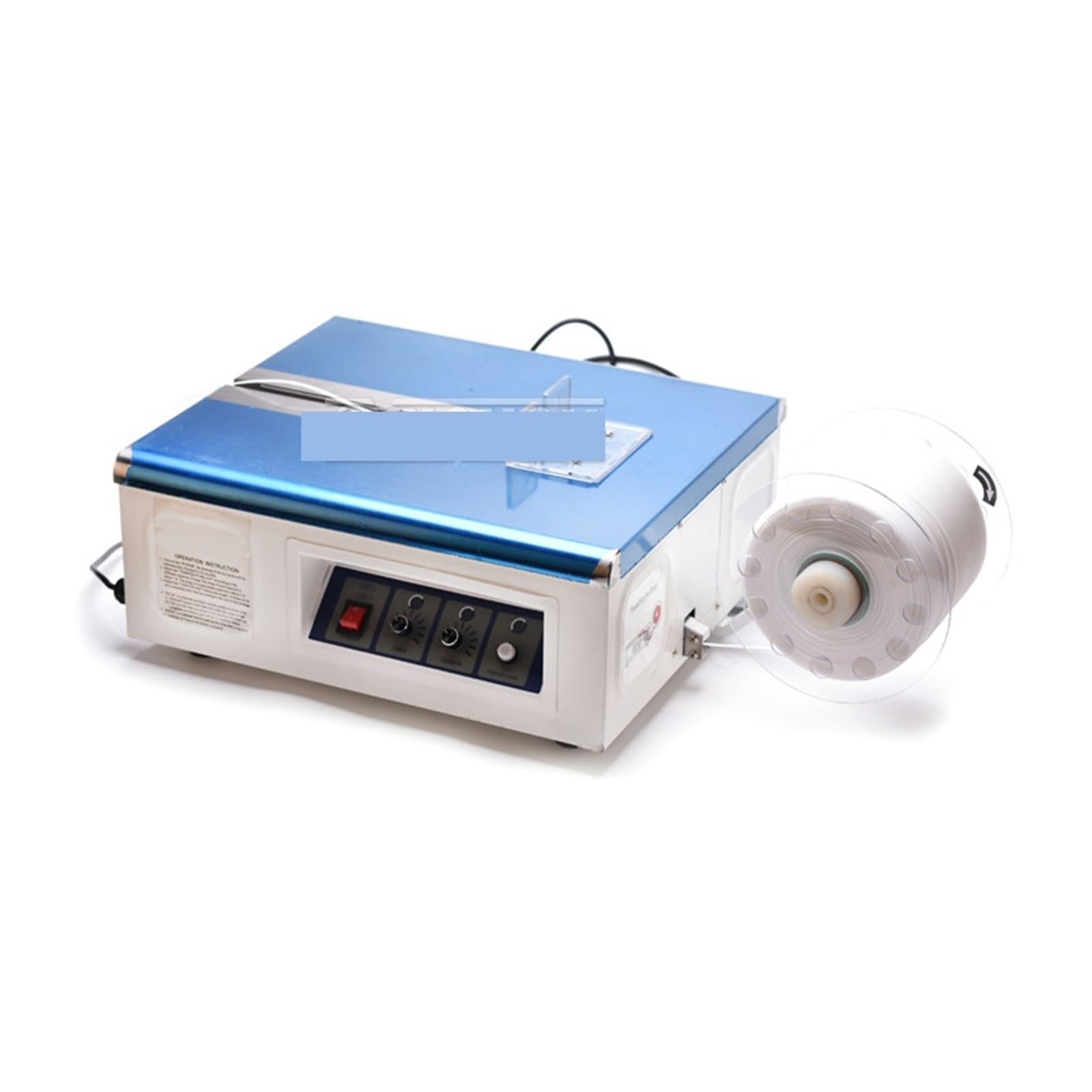 Cfwwsaq One Color Strapping Machine, Desktop Intelligent Packaging Machine, Electric Automatic Pp Belt Strapping Machine For Food Package Carton Box