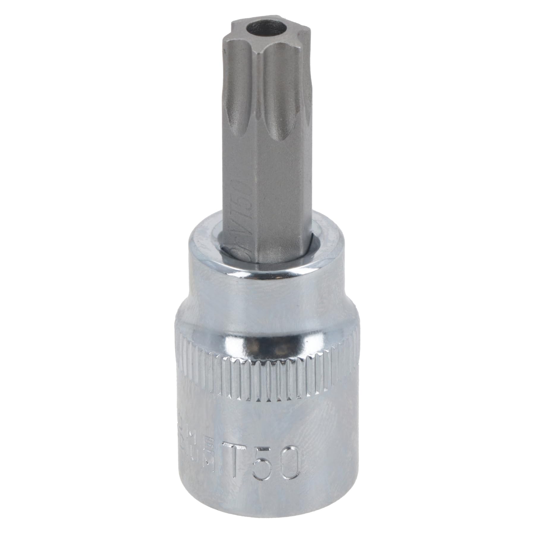 Ab Tools T50 3/8" Drive Tamper Proof Torx Star Bit 48Mm Tamper Torx Chrome Vanadium Steel