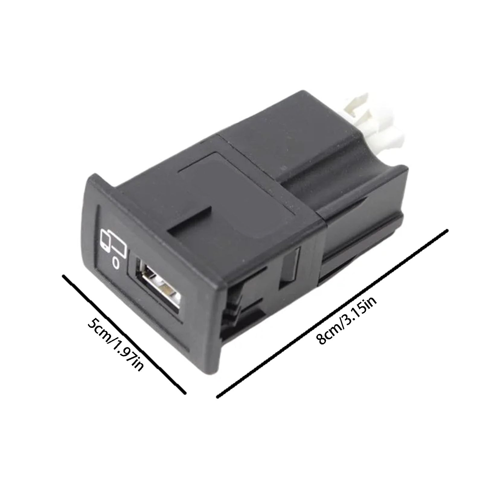 Toma de corriente USB doble enchufe de puerto USB para W205 E200 E250