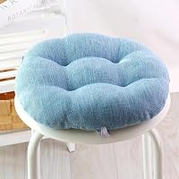 Galette De Chaise Ronde Épaisse 40x40 Cm - Coussin Siège Confort Antidérapant Lavable, Pour Cuisine, Bureau, Jardin, Salle à Manger (N1)