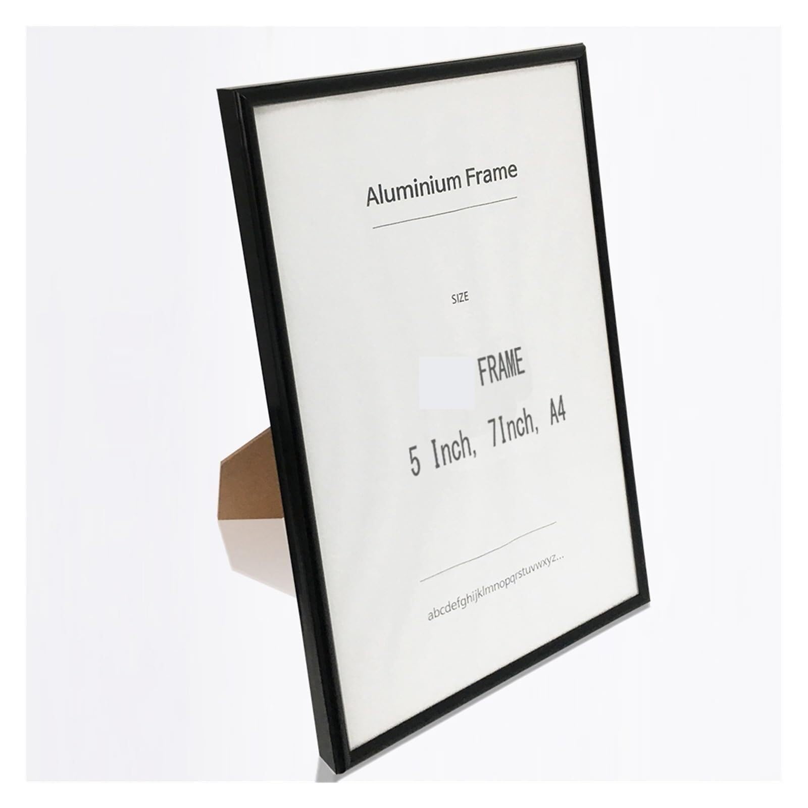 Vfdthr Black Photo Frame Photo Frames Metal Picture Frame Classic Minimalist Desktop Photo 9X13 13X18 21X30cm Inside Certificate(,A4 21X30cm)
