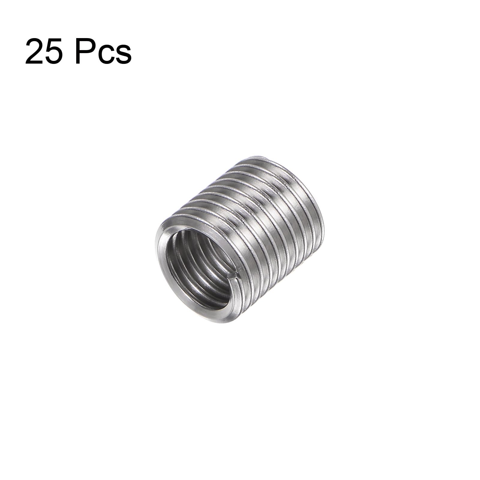 Inserti Filettati 10-32 UNF 2,0D 9,6mm Manicotto Elicoidale Filo a Spirale Acciaio Inossidabile 304 25pz