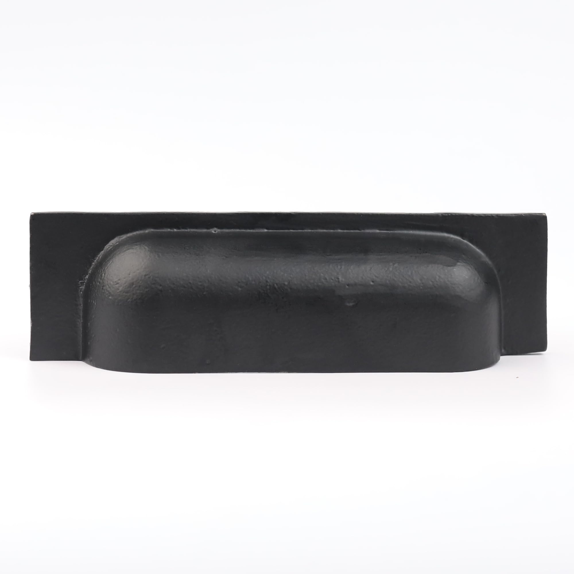 Solid Cast Iron Bin Pull, Pack of 5, Vintage Hardware for Cabinets Drawer Bins Doors, CTC : 3-3/4", Screw Spacing for Kitchen Cupboard Bedroom Dresser Bathroom Furniture Door