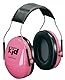 3M Peltor Kid Gehörschutz Kinder -Pink/Rosa- Kapselgehörschutz mit verstellbarem Kopfbügel, Leichter Ohrenschützer mit Lärmschutz bis 98dB