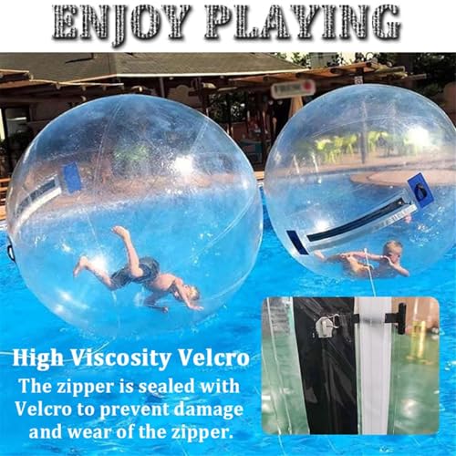 Bola inflable gigante para caminar sobre agua con bomba eléctrica de llenado rápido 2