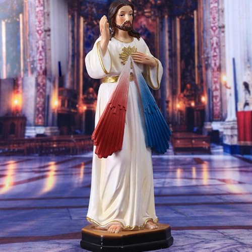 Figurines Jésus cadeau de Thanksgiving chrétien ornement d'anniversaire - 4