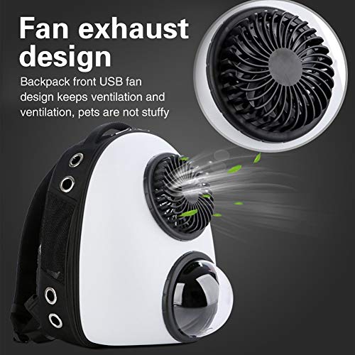 Sac à dos pour animaux avec ventilateur intégré grand volume - 6