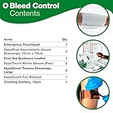 Safety First Aid Group Evolution Bleed Control Trauma Kit with Bracket - Fully-Stocked, Wall-Mountable Emergency First Aid with Tourniquet for Severe Injuries - Image 6