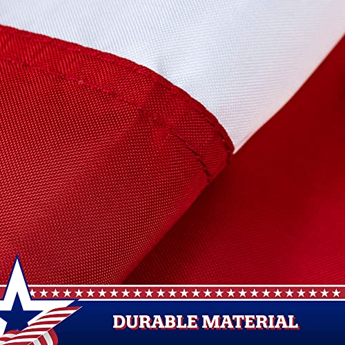 G128 – 2 Pack: Usa Pleated Fan Flag, 3X6 Feet American Usa Bunting Decoration Flags Printed Patriotic Stars & Stripes With Canvas Header And Brass Grommets #TOP3