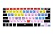 Avid Pro Tools MacBook Silicone Shortcut Hot Key Keyboard Protective Dust Cover Skin for Macbook Air 13 & Macbook Pro 13 15 17 (with/without Retina Display) ( Both US / European ISO Keyboard)