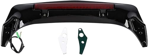 Miniatura 6 de XMT-Moto - Alerón para maletero con luz LED roja para Goldwing GL1800 2001-2017 (hecho de ABS resistente a los impactos)