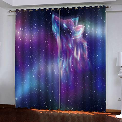 Draperies intérieures opaques haut de gamme couleur mauve - 2
