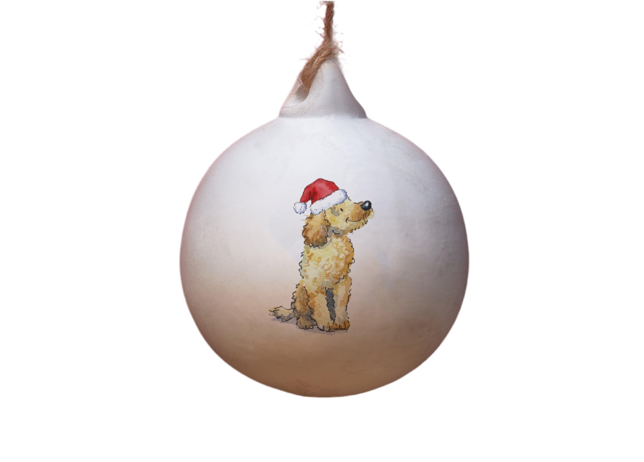 Image Industry Cockapoo Blonde Ceramic Bauble - Tree Decoration - Christmas Decorations Dog Gift - Dog Lovers